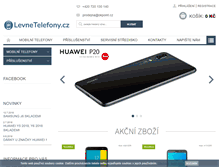 Tablet Screenshot of levnetelefony.cz